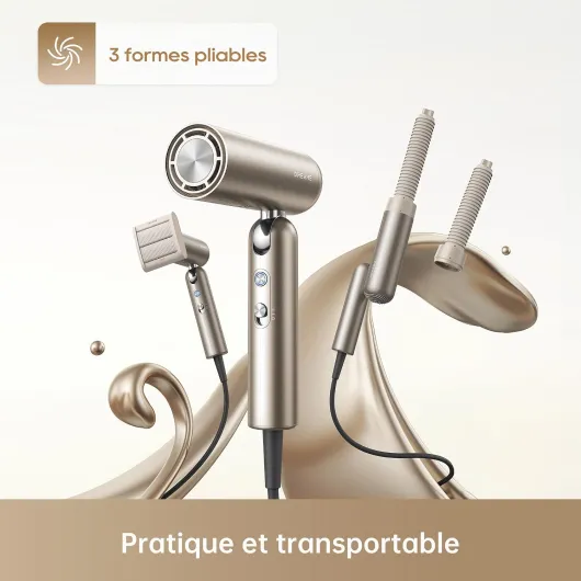 Pocket Neo 2, Sèche-cheveux pliable haute vitesse Pocket neo 2 Doré