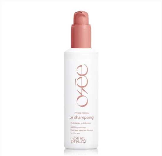 Shampoing Hydra Dream 250ml - Nutrition réparatrice & Hydratation anti-casse - Formule vegan à la kératine végétale et protéine de riz, enrichie en extrait d’Aloe Vera