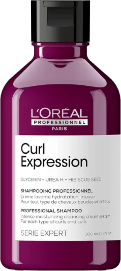 L'Oréal Professionnel, Shampoing Pour Cheveux Bouclés, Frisés & Crépus, Anti-Résidus, Elimine les Impuretés & Hydrate Intensement, Curl Expression, Serie Expert