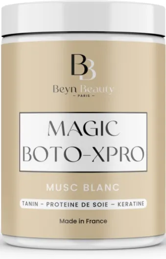 BOTOXPRO CAPILLAIRE professionnel pour cheveux abimés - Masque Hydratant, fortifiant, lissant à la Kératine, Acide hyaluronique, tanin protéine de soie - Fabriqué en France (1000 ml, Musc Blanc) Musc Blanc 1 l (Lot de 1)