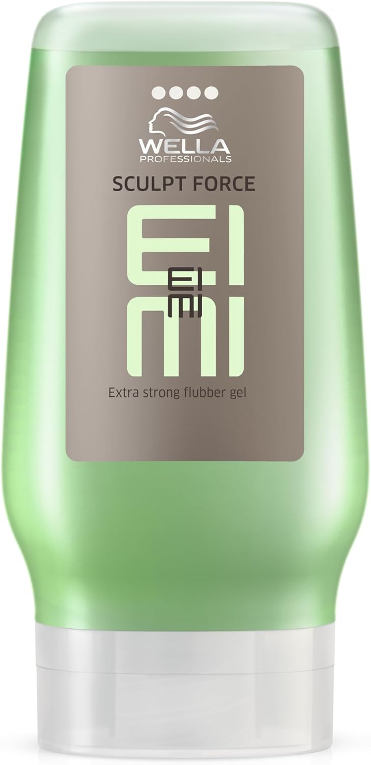 Wella EIMI Professionals Sculpt Force Gel de Coiffage - Gel Mousse Coiffant Fixateur Professionnel -Idéal pour tout type de cheveux - 125ml