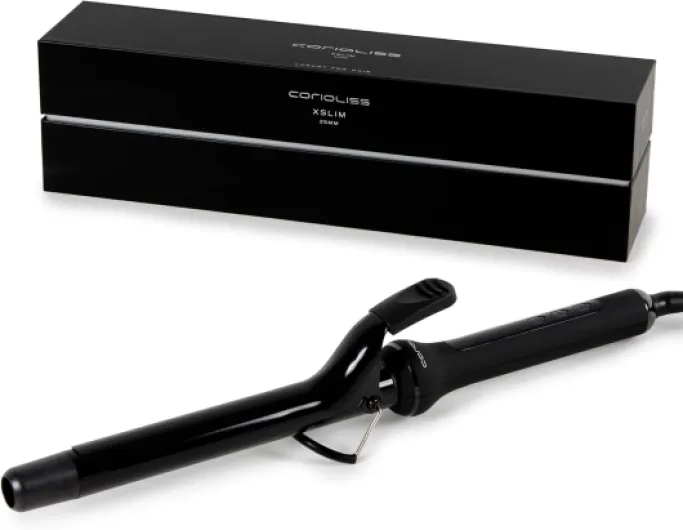 Fers à boucler professionnelle X-Slim pour femmes - Machine à boucler pour cheveux longs et courts - Cylindre conique professionnel en céramique avec contrôle de la température (25 mm)