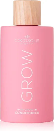 GROW Après-shampoing anti-âge et hydratant pour cheveux bouclés et secs, avec vitamine E et ingrédient actif