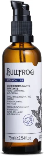 Sérum Disciplinant Hydratant, Sérum Capillaire et Barbe, Hydrate, Discipline, Combat le Crêpe et Donne une Brillance Immédiate, 91,7% Ingrédients Naturels, 75 ml