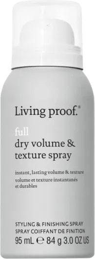 Full Dry Volume & Texture Spray - Spray texturisant pour cheveux fins et clairsemés pour du volume et du corps - Protection contre la chaleur et look naturel - 95ml 95 ml (Lot de 1)