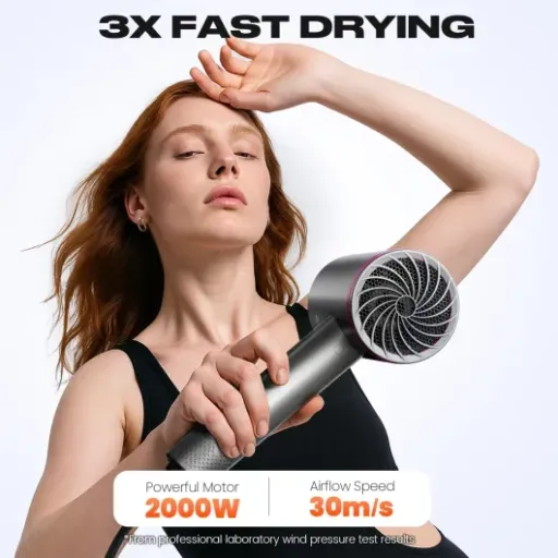 Test BANNILU Sèche-cheveux ionique : léger, assez puissant et sans chichis