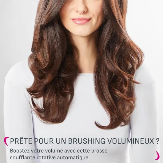 Brush Activ, Brosse soufflante rotative, Brushing 1 000 W, Ergonomique, 2 brosses rotatives en céramique, UB9535C0