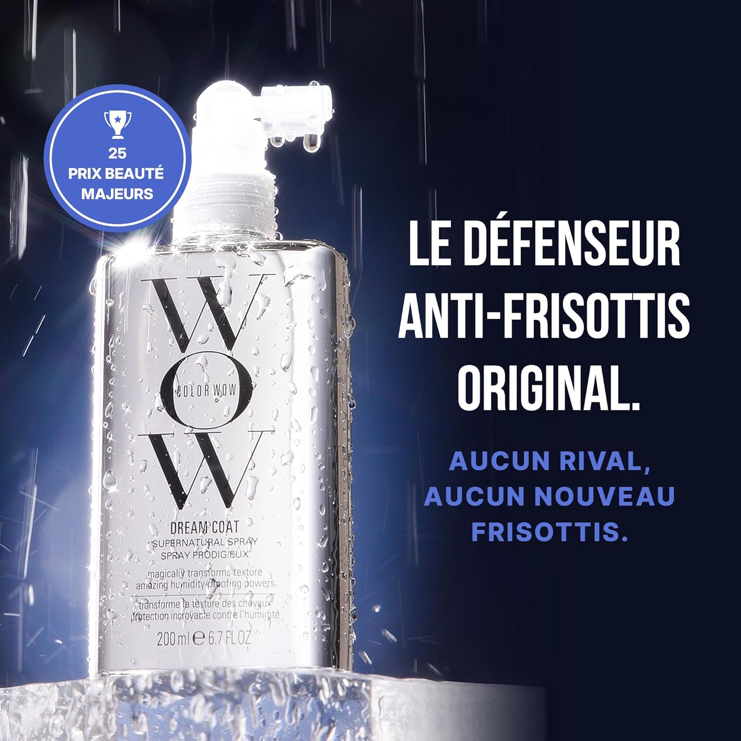 Color Wow spray de brillance pour les cheveux Dream Coat anti frisottis et imperméabilisant 200 ml (Lot de 1)