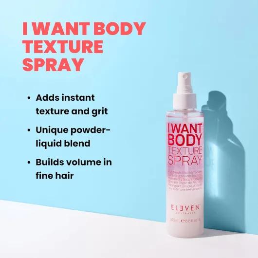 ELEVEN AUSTRALIA I Want Body Texture Spray - Pour quiconque à la recherche de texture 200 ml (Lot de 1)
