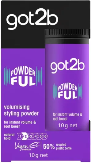 Schwarzkopf got2b POWDER'ful Volumising Styling Powder 10 g - Pack of 6 by Schwarzkopf Poudre coiffante