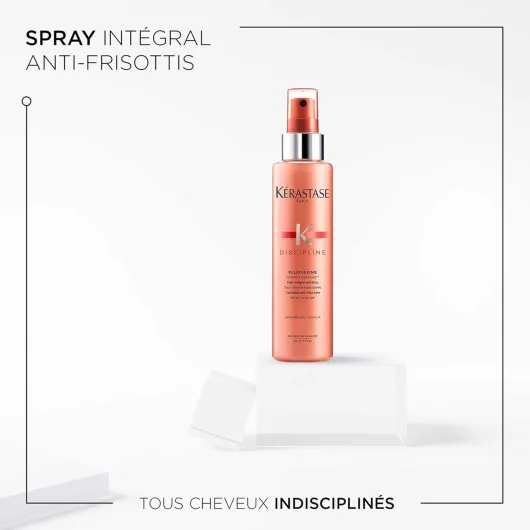 Kérastase, Discipline, Soin Spray Intégral Thermoprotecteur Anti-Frisottis & Brillance, Pour Cheveux Rebelles & Indisciplinés, Fluidissime, 150 ml
