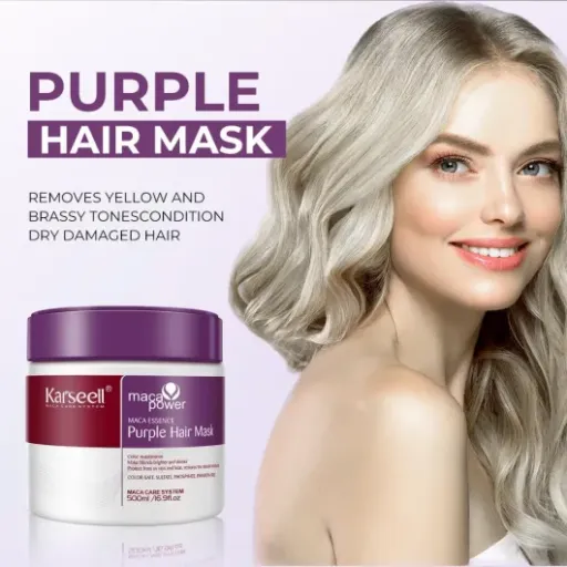 Test Karseell Violet Masque Cheveux : un gros pot qui fait (globalement) le job sur les reflets jaunes