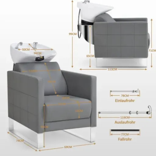 Test Barberpub 8611 : le fauteuil-lavabo qui fait le job sans chichi pour un petit salon