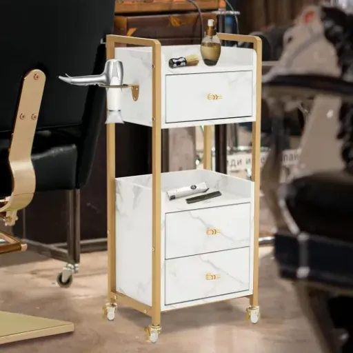 Test M MCombo Chariot de Coiffure 0022 : un chariot pratique qui fait le job au salon