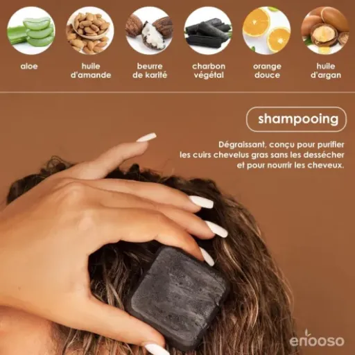 Test ENOOSO Shampoing Solide Bio + Après-shampooing : pratique, clean, mais pas parfait