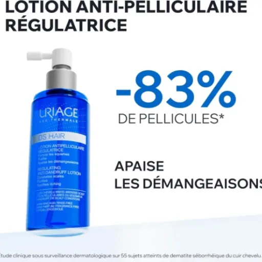 Test Uriage DS Hair Lotion Antipelliculaire : la lotion qui calme vraiment les démangeaisons (sans graisser les cheveux)