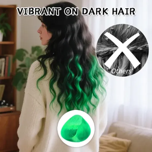 Test Byhoo Coloration Temporaire Verte : pratique pour Halloween, mais quantité limitée