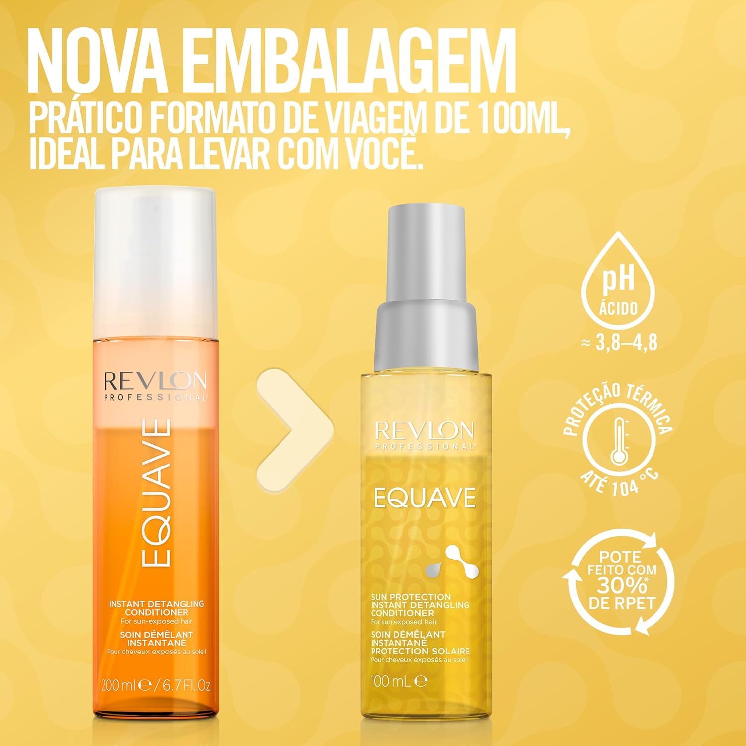Revlon Professional Equave™ Soin Démêlant Bi-Phase Professionnel Protection Solaire Nouvelle version
