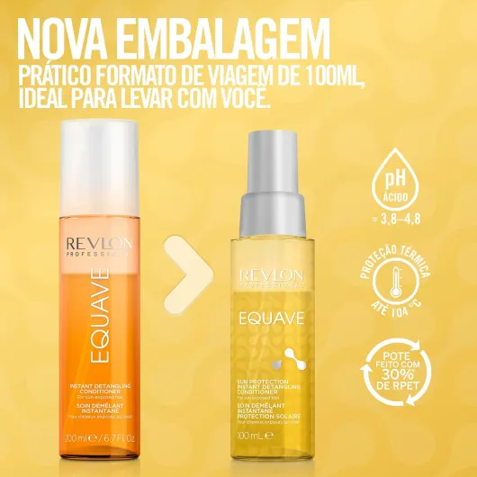 Revlon Professional Equave™ Soin Démêlant Bi-Phase Professionnel Protection Solaire Nouvelle version